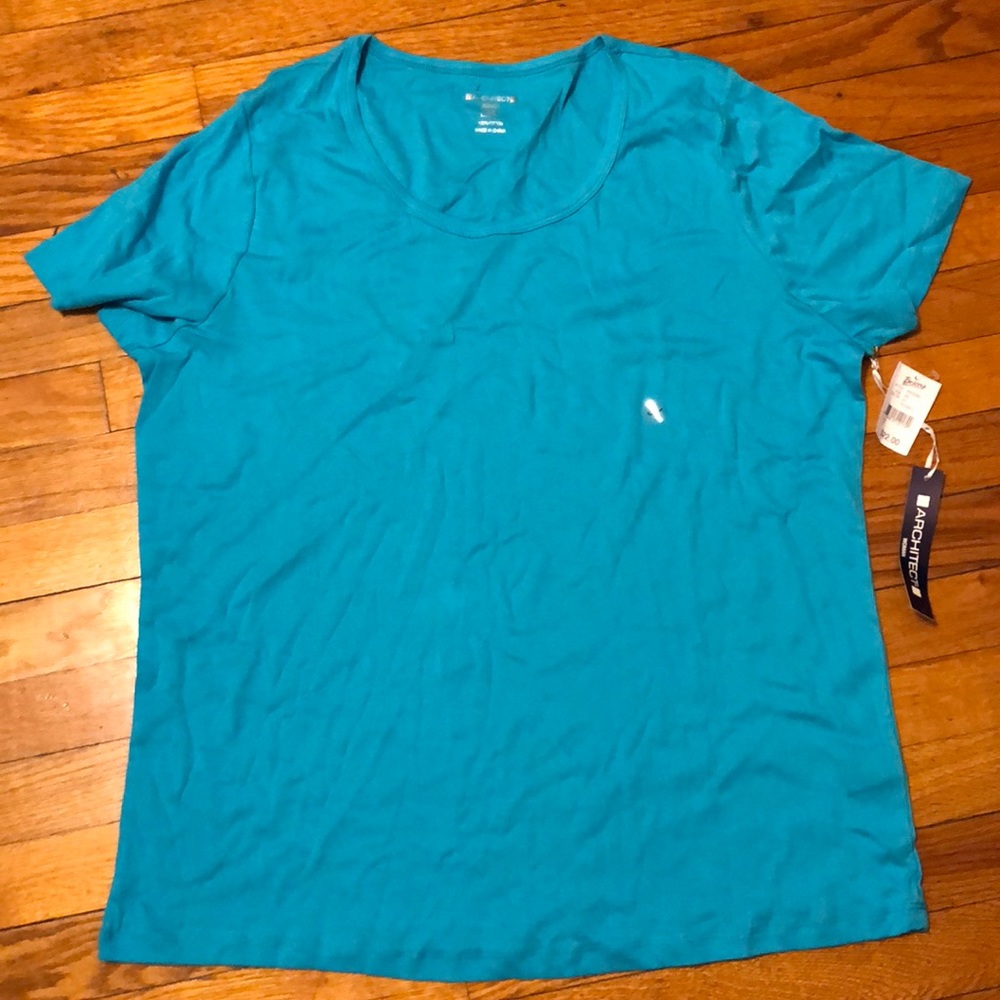 Blue short sleeve shirt